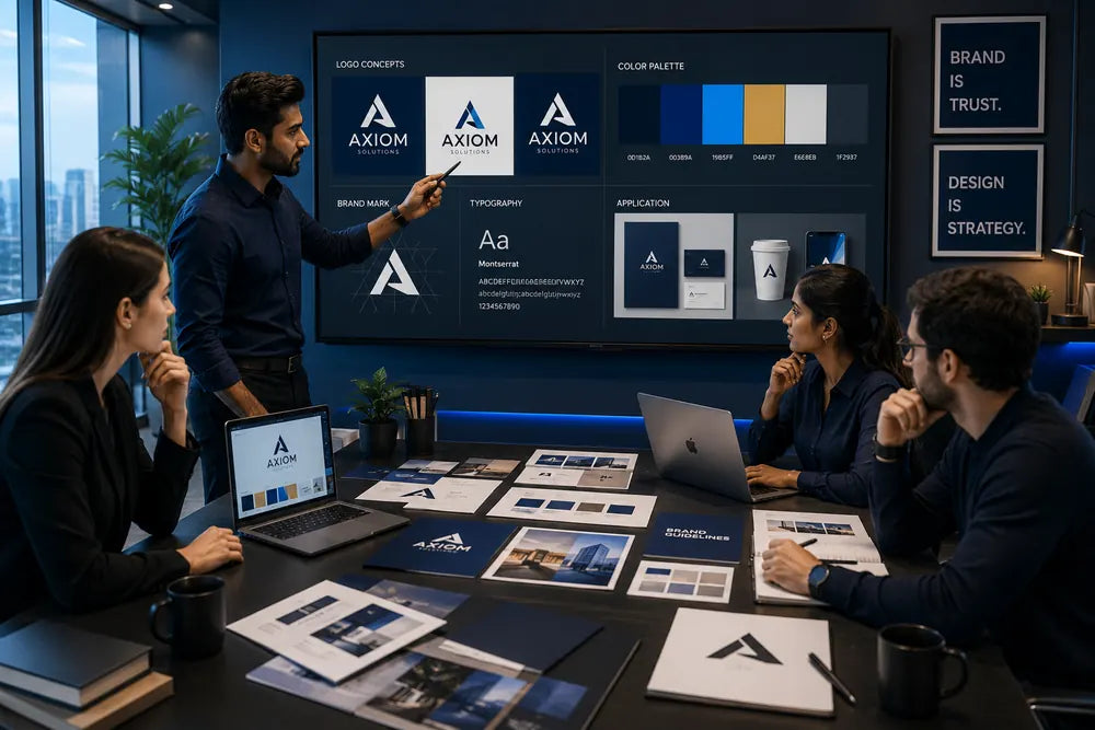 Brand strategy and identity design presentation